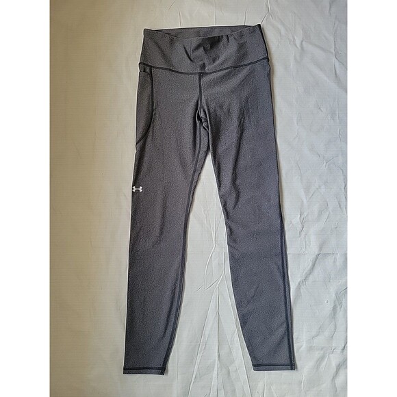 Under Armour US Size M Women's Leggings Medium Grey Compression - Picture 2 of 7